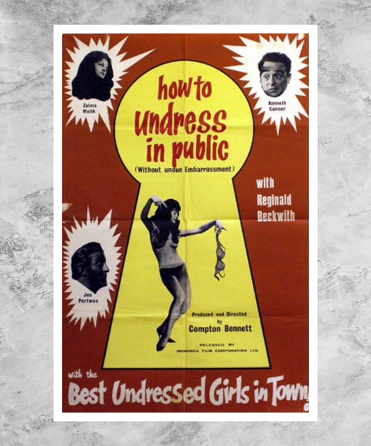 How to Undress in Public Without Undue Embarrassment Poster