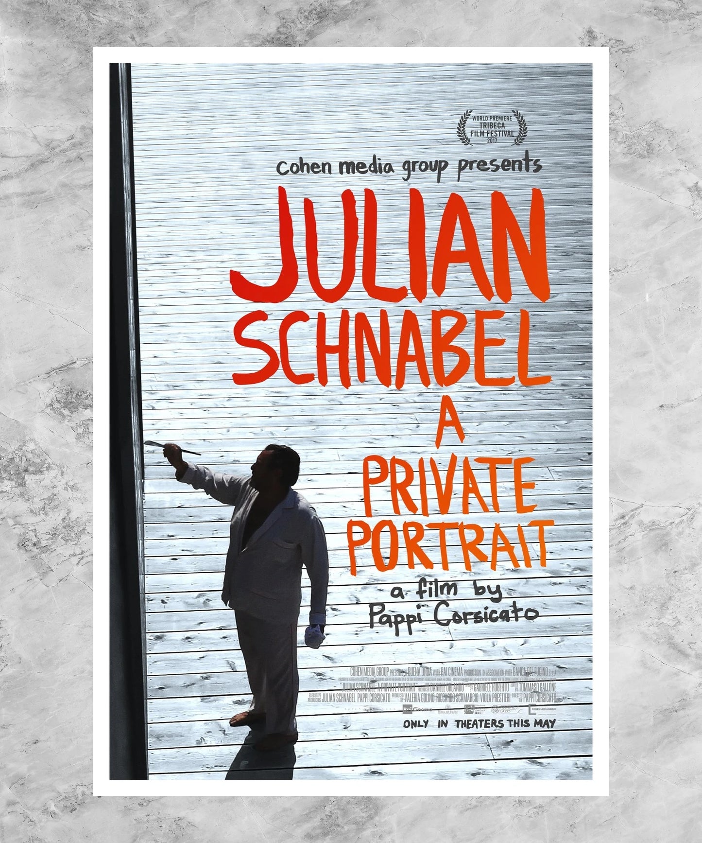 Julian Schnabel: A Private Portrait Poster