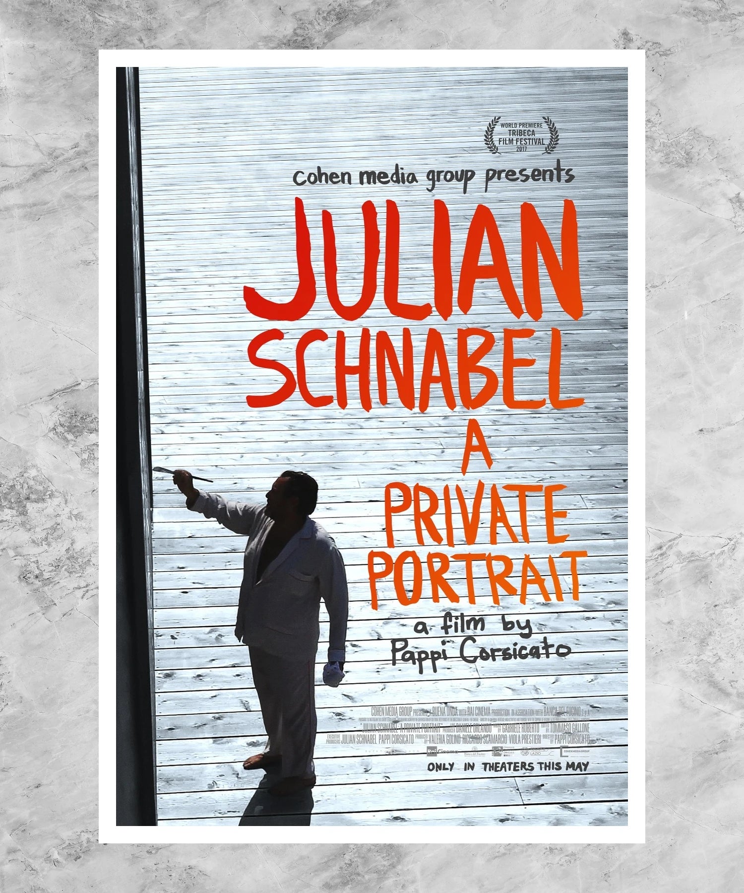 Julian Schnabel: A Private Portrait Poster